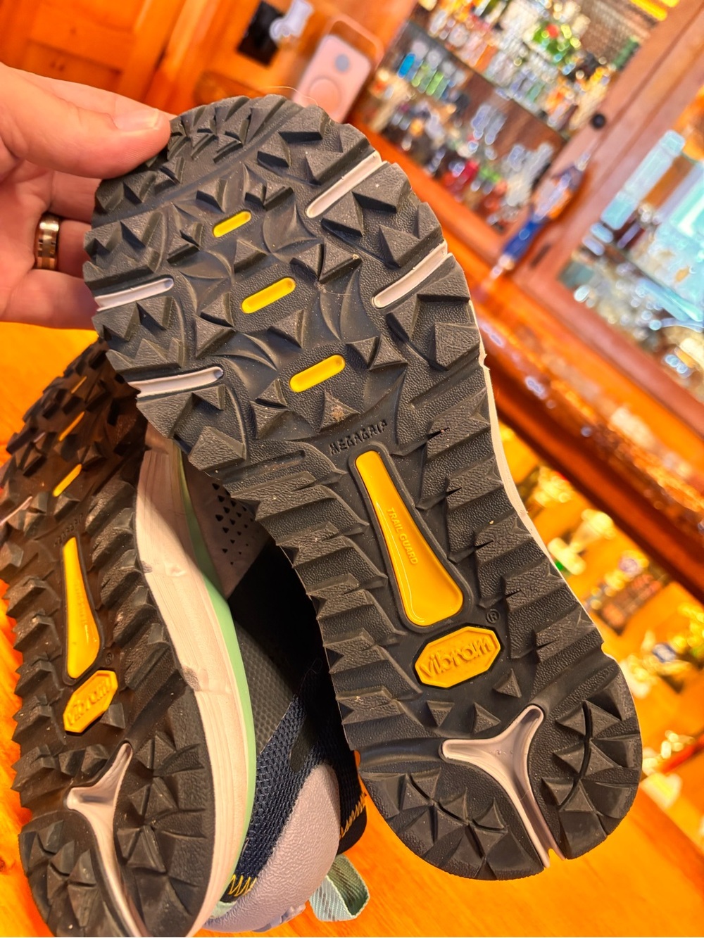Woman’s Danner Trail 2650 Suede Hiking Sneakers in Gray & Teal - Picture 13 of 13